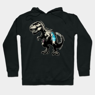 Cool Tyrannosaurus rex graffiti Hoodie